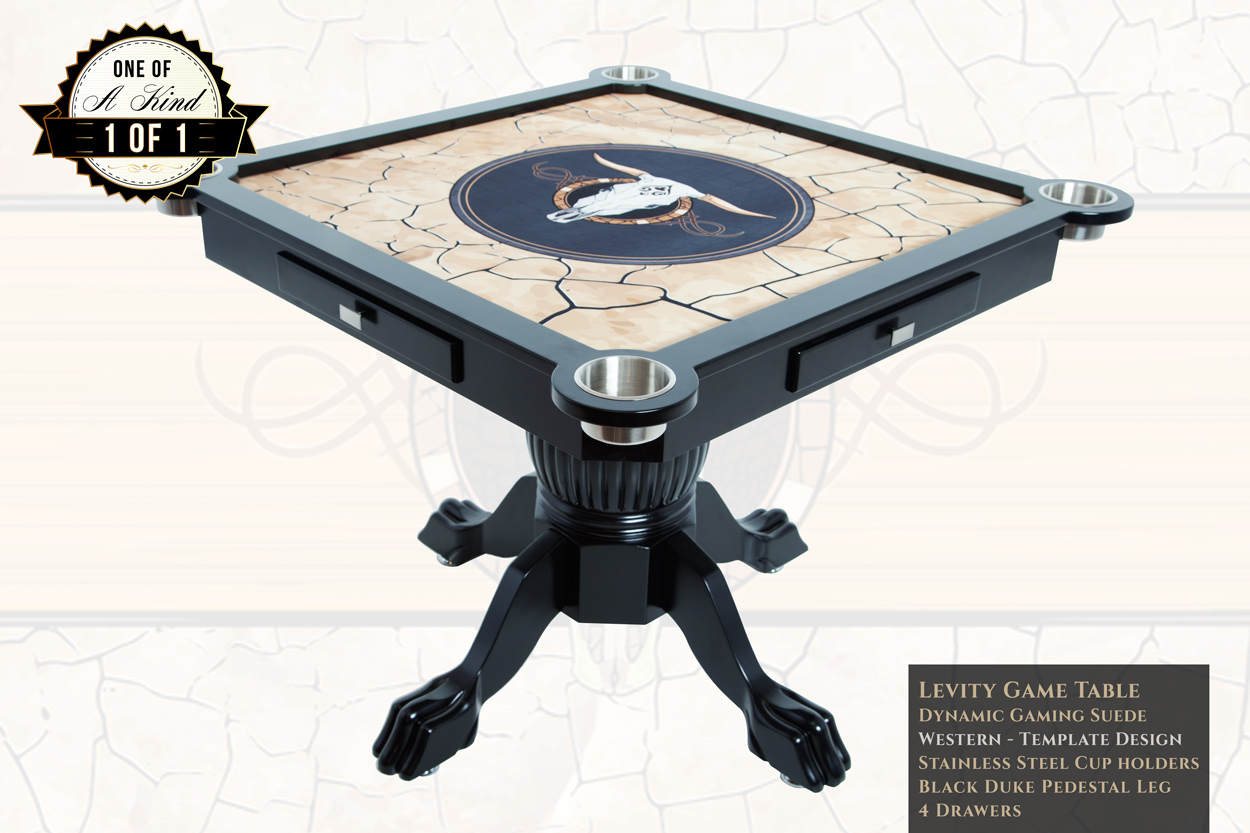  “The Wild West” iShowroom Custom Levity Card Game Table 